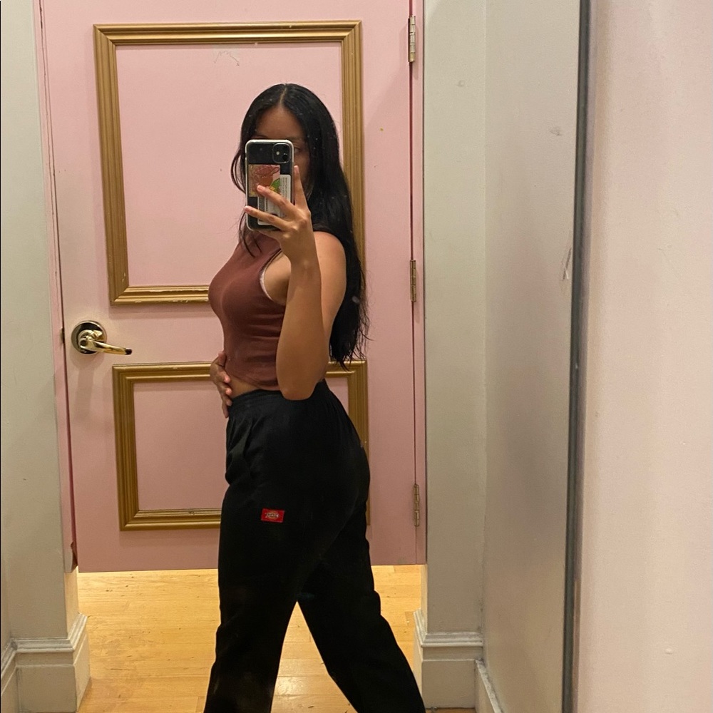 Brown Crop Top